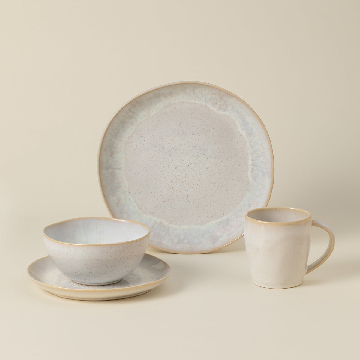 4-Piece Dinnerware Set Eivissa, Casafina by COSTA NOVA