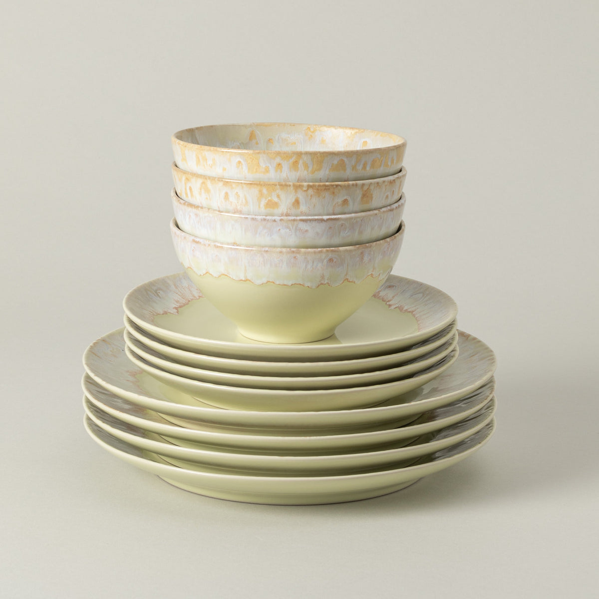 12-Piece Dinnerware Set with Bowl Taormina, Casafina by COSTA NOVA