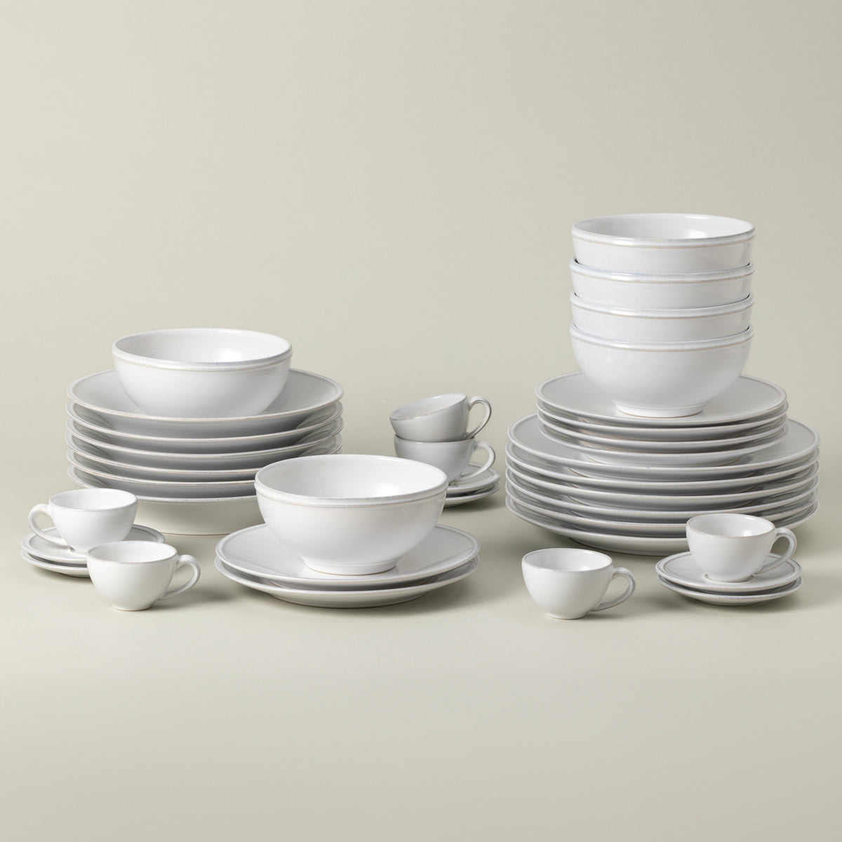 30-Piece Dinnerware Set with Coffee Cup and Saucer Friso