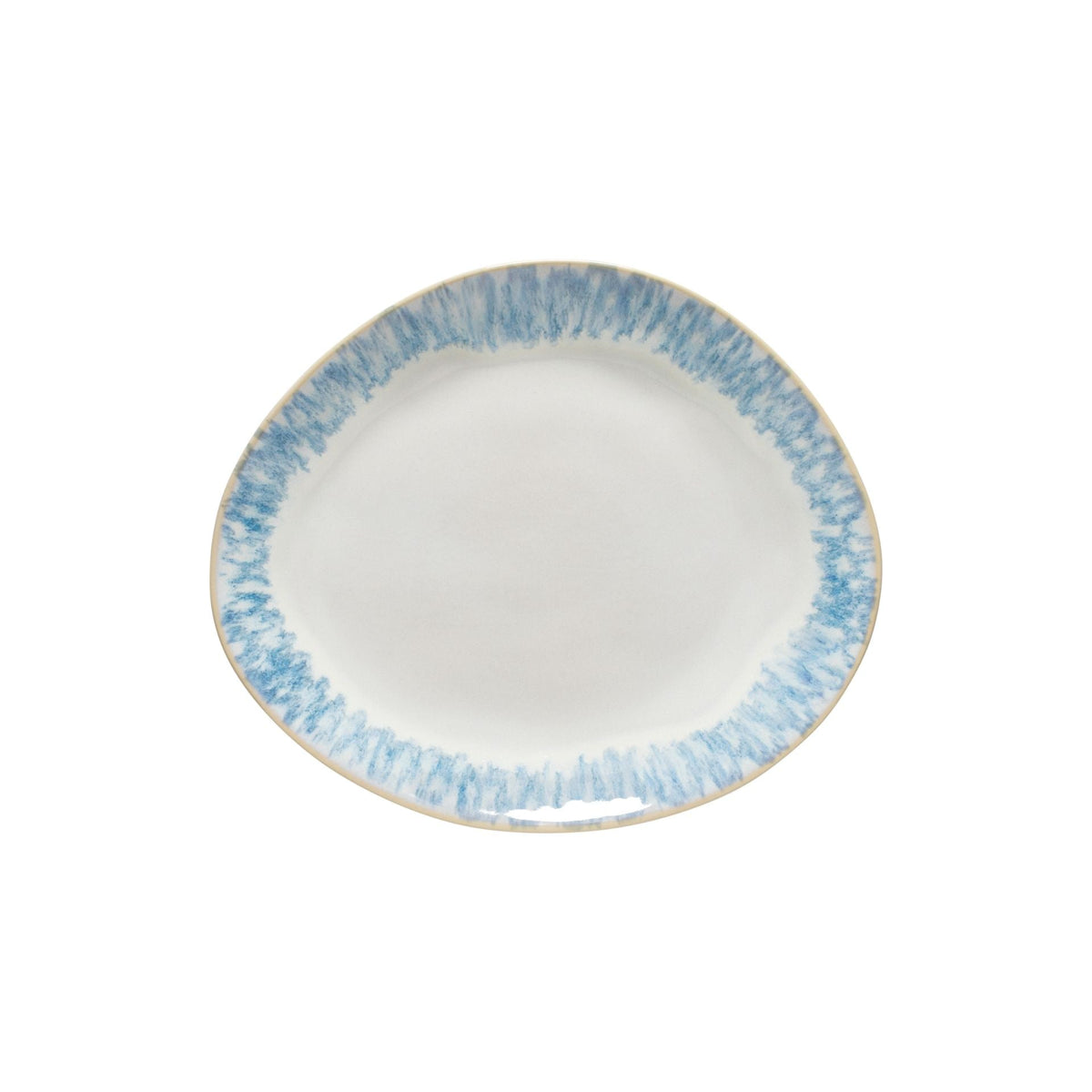Set of 6 Oval Dinner Plate/Platter Brisa