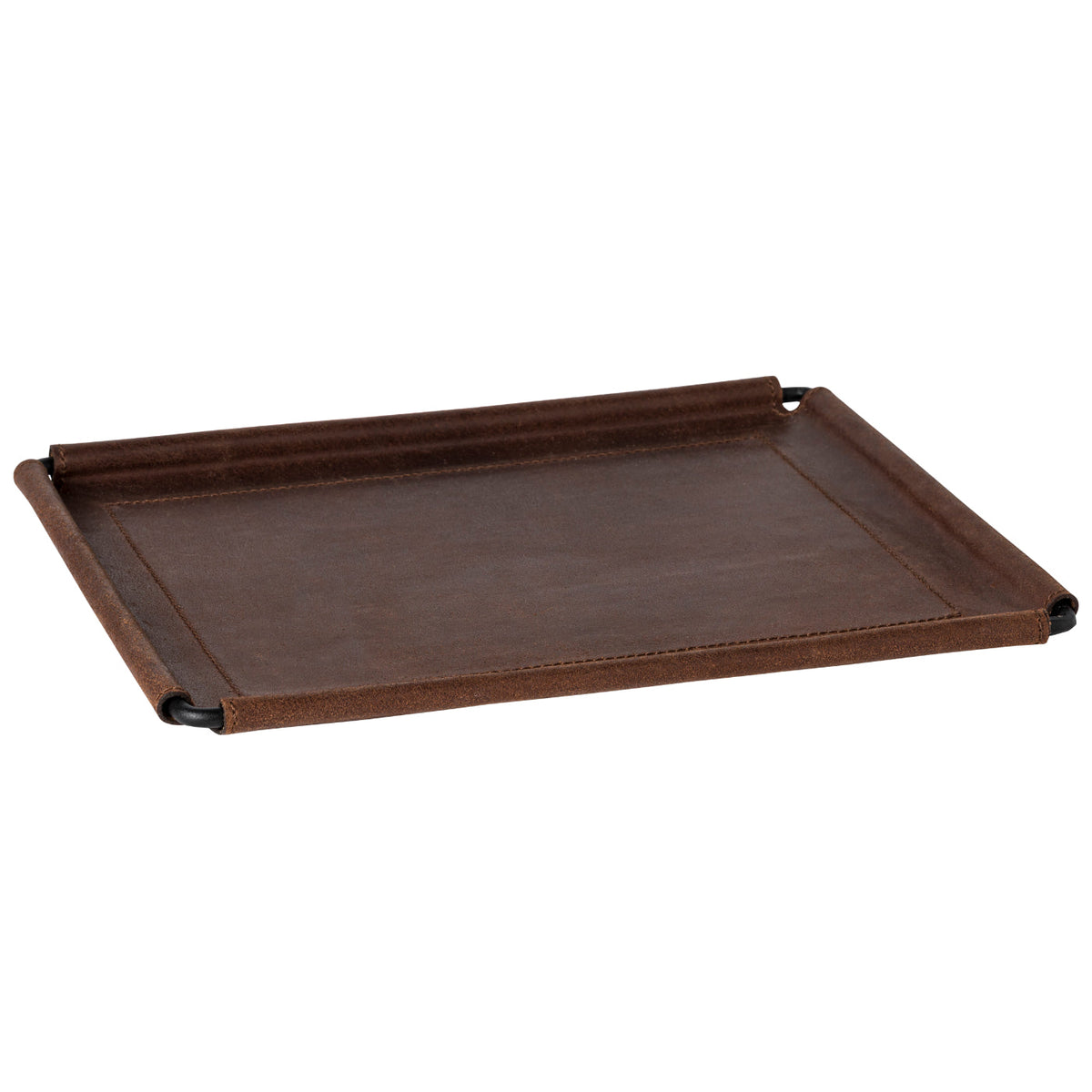Leather Rectangular Tray Leather