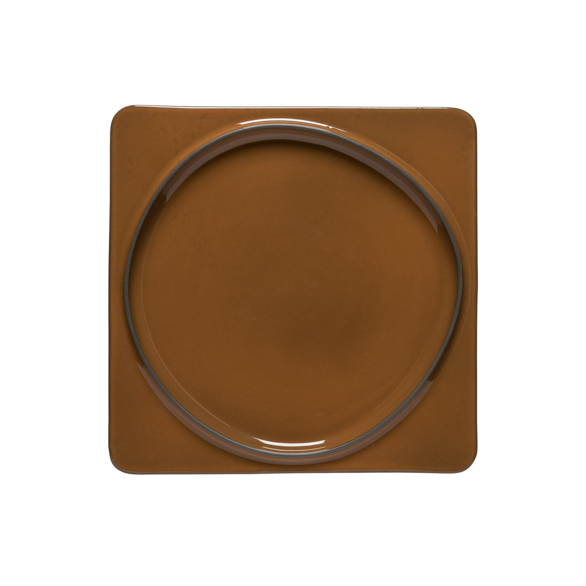 Square Plate/Tray Âmbar
