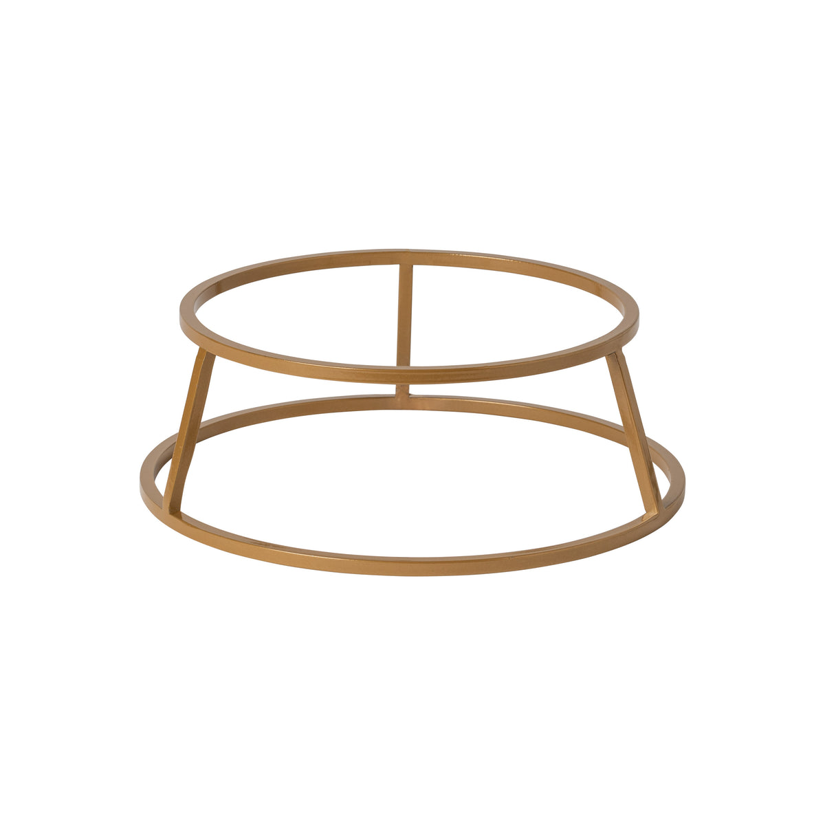 Low Metallic Round Riser Stacked Organic