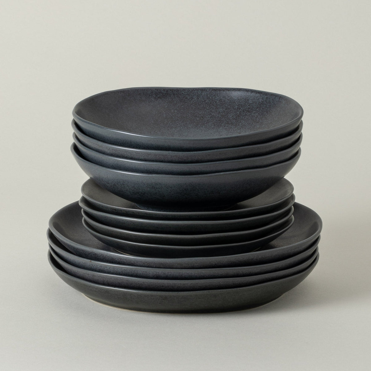 12-Piece Dinnerware Set with Soup/Pasta Bowl Livia