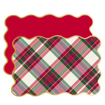 @Placemat Holiday Plaid