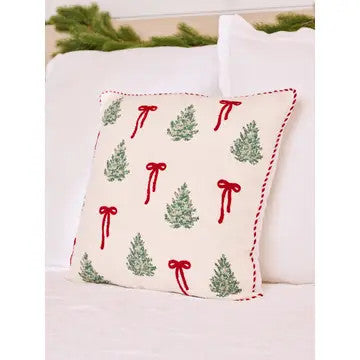 @Square Pillow | Christmas Bows