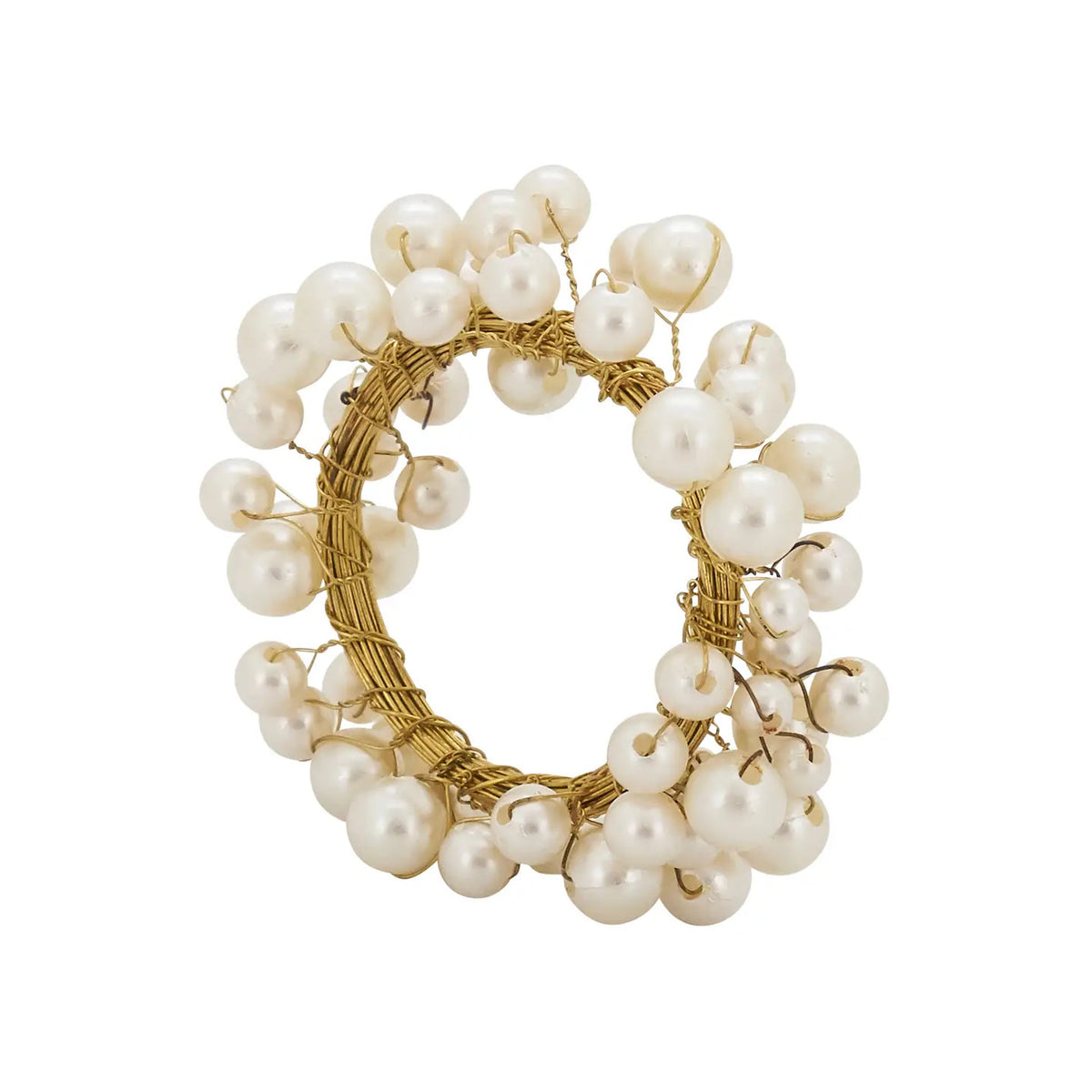 Pearl Napkin Ring - Gold