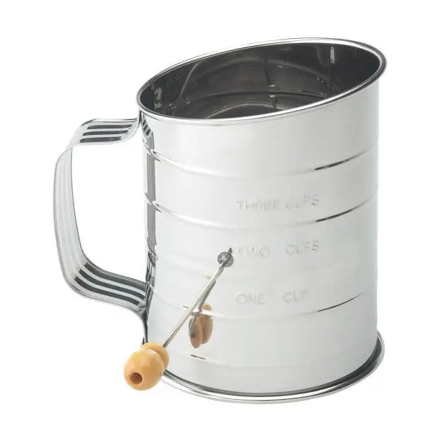 Hand Crank Sifter, 3 Cup