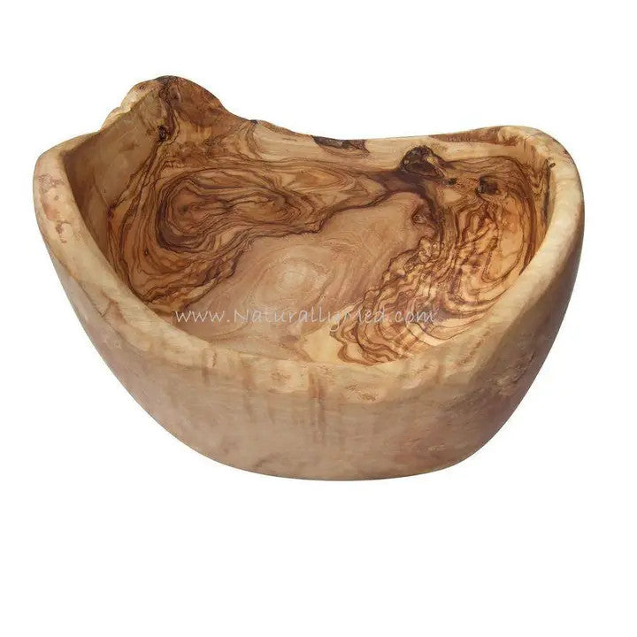 Olive Wood Natural Fruit Bowl (Boat) 14.5"