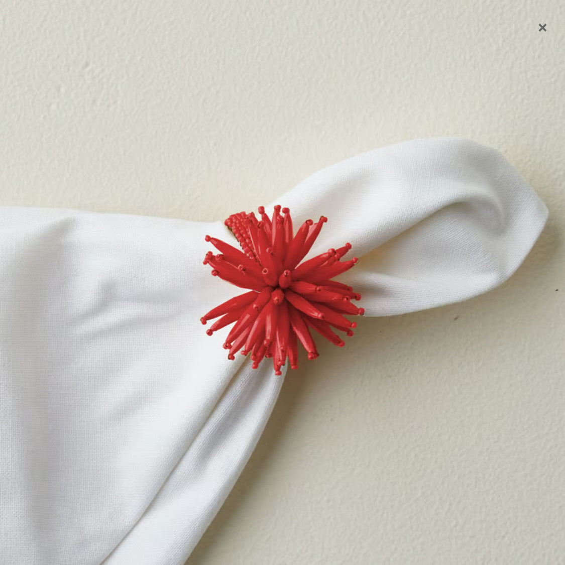 Spike Red Napkin Ring