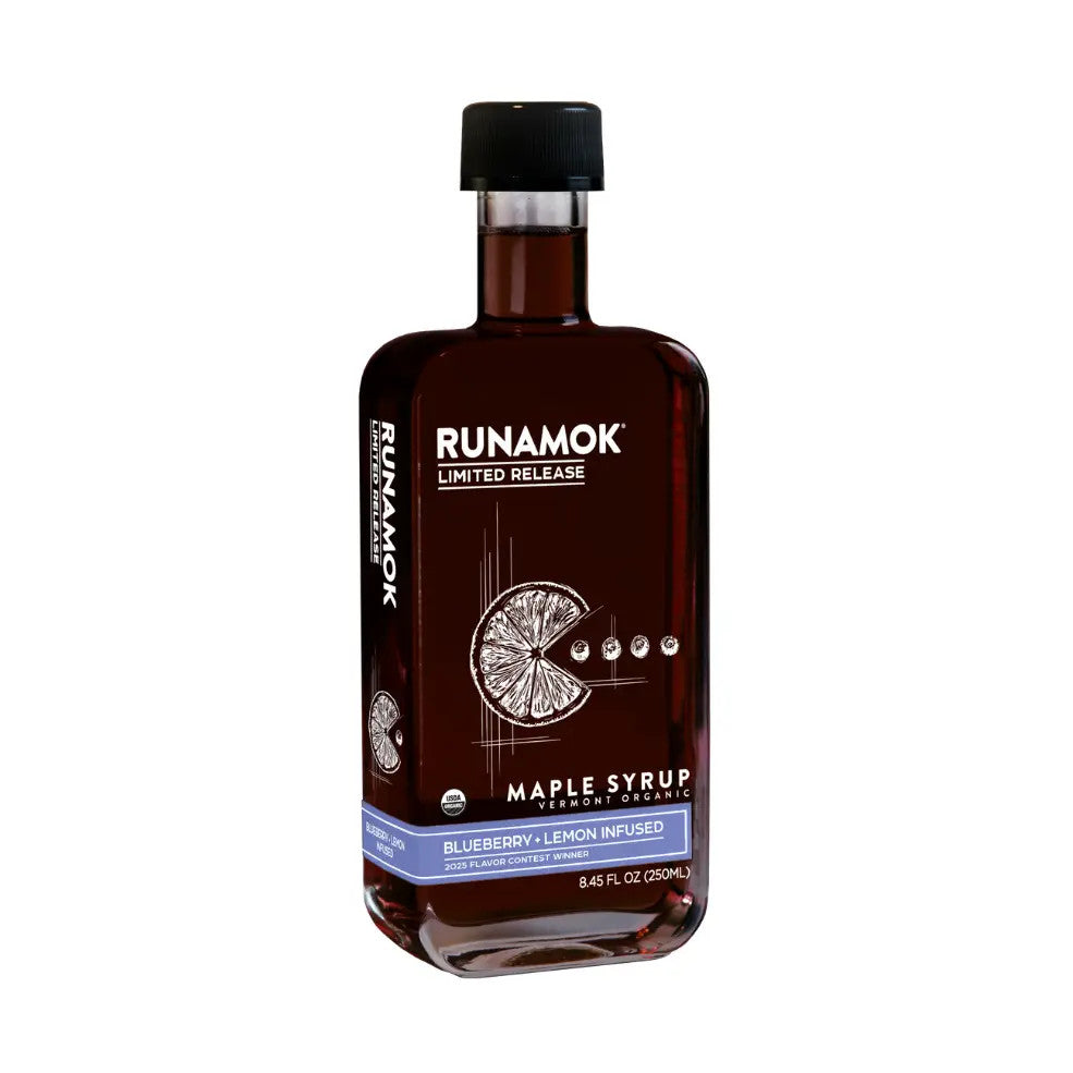 Limited Blueberry + Lemon Infused Organic Maple Syrup 250ml