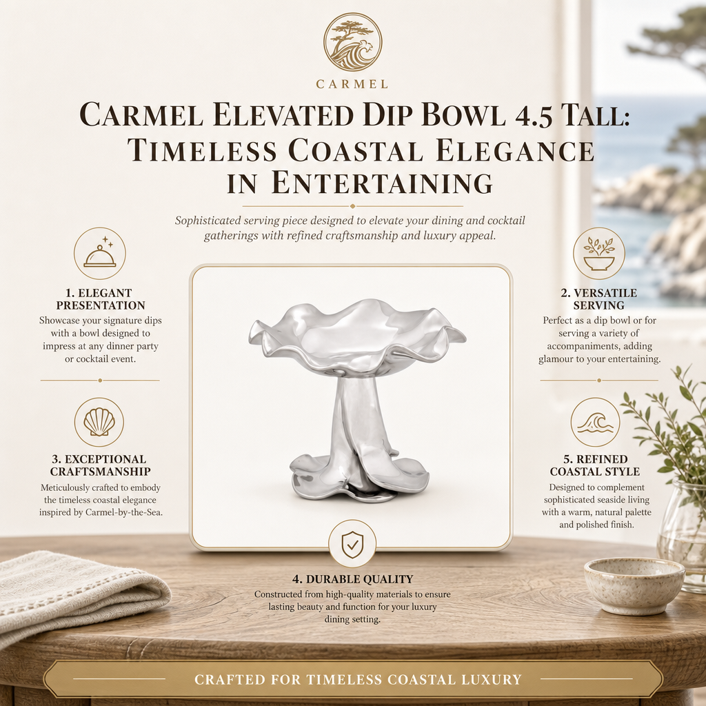 Carmel Elevated Dip Bowl 4.5 Tall