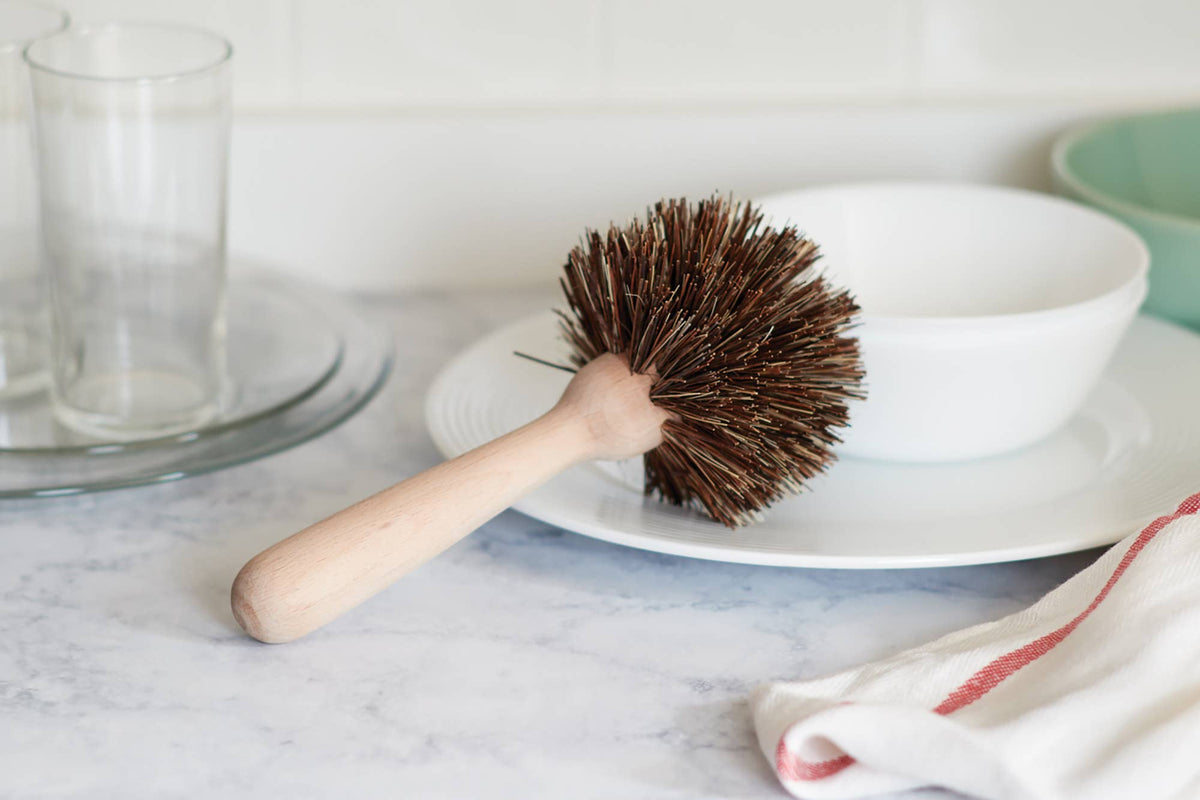 Fox Run Natural Dish and Bottle Brush, Set of 3