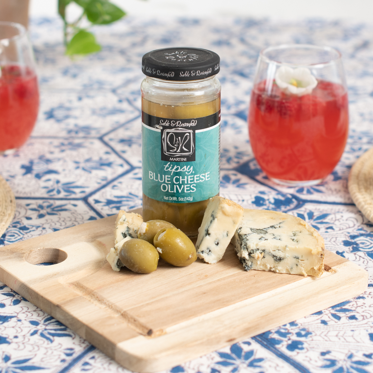 Sable & Rosenfeld Blue Cheese Stuffed Tipsy Olives - 5oz