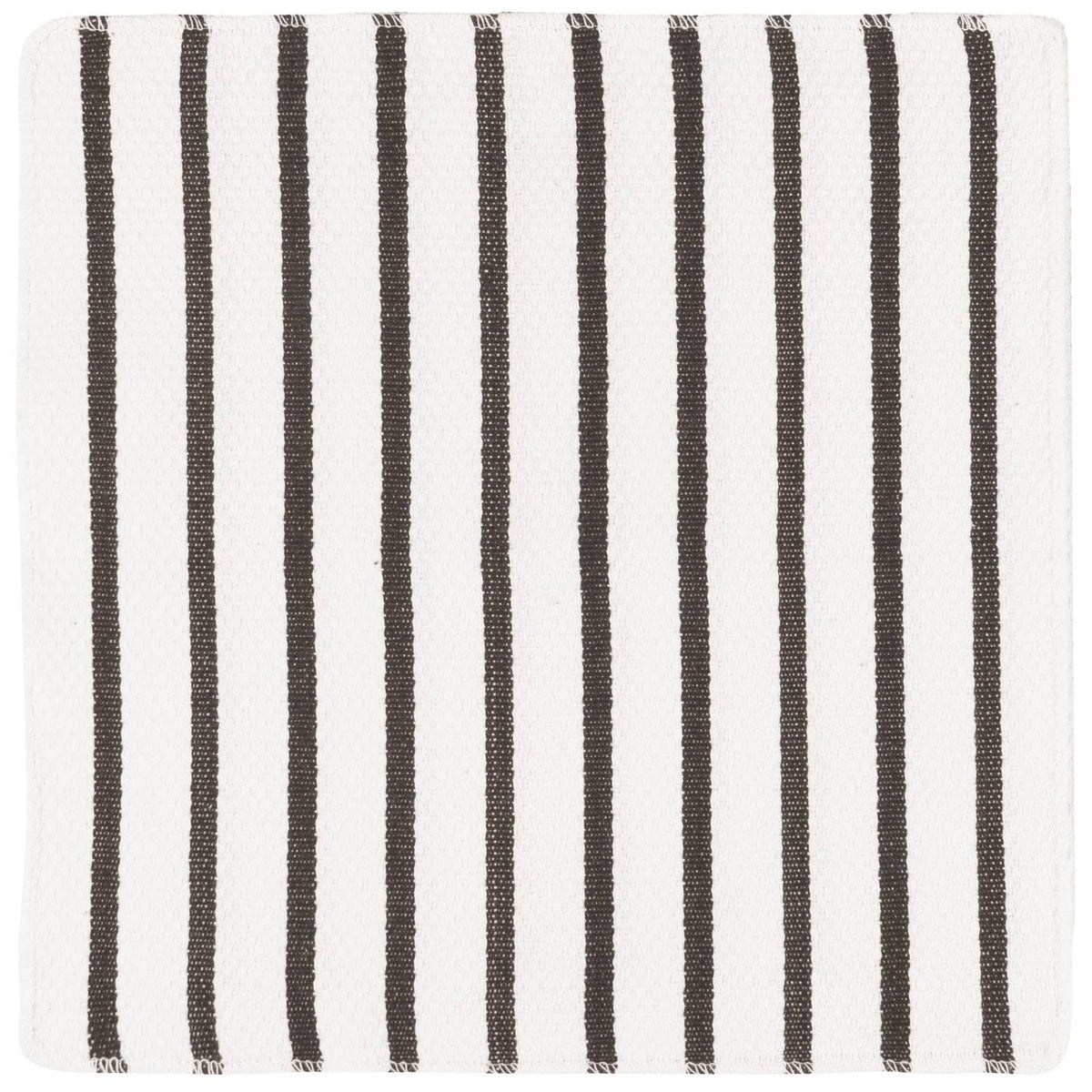 Basketweave Black Dishcloths Set of 2