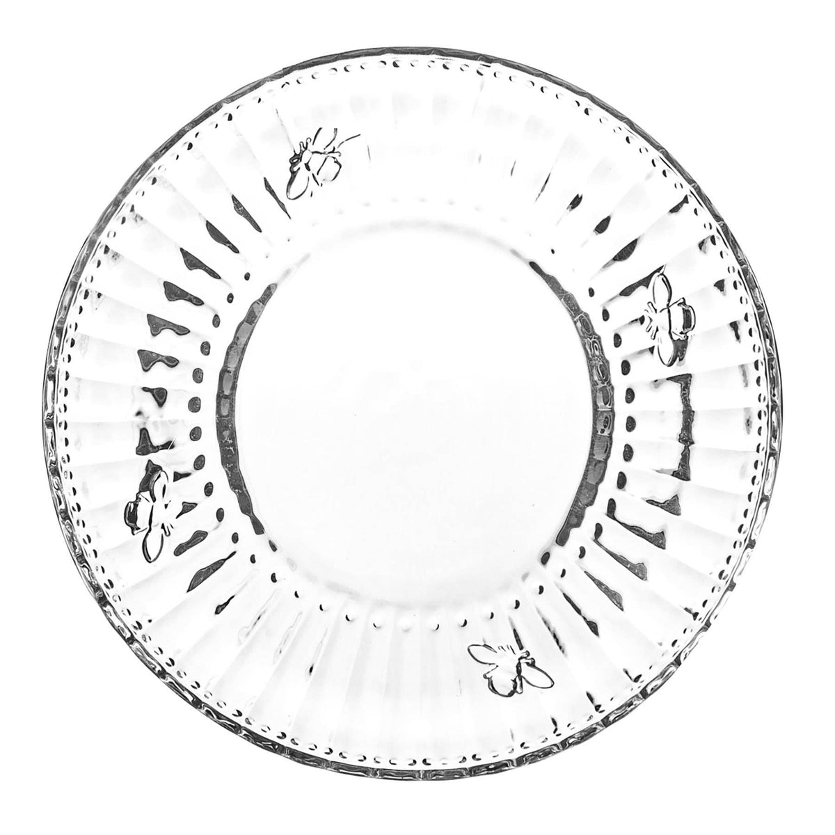 Joules Bee Glass Side Plate - 18.5cm