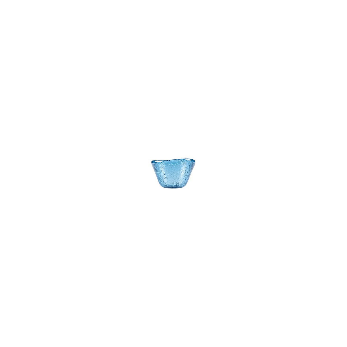Glass Dinnerware dia.3.25" h:2" 4 oz. Round Transparent Blue Glass Ramekin (Set of 4)