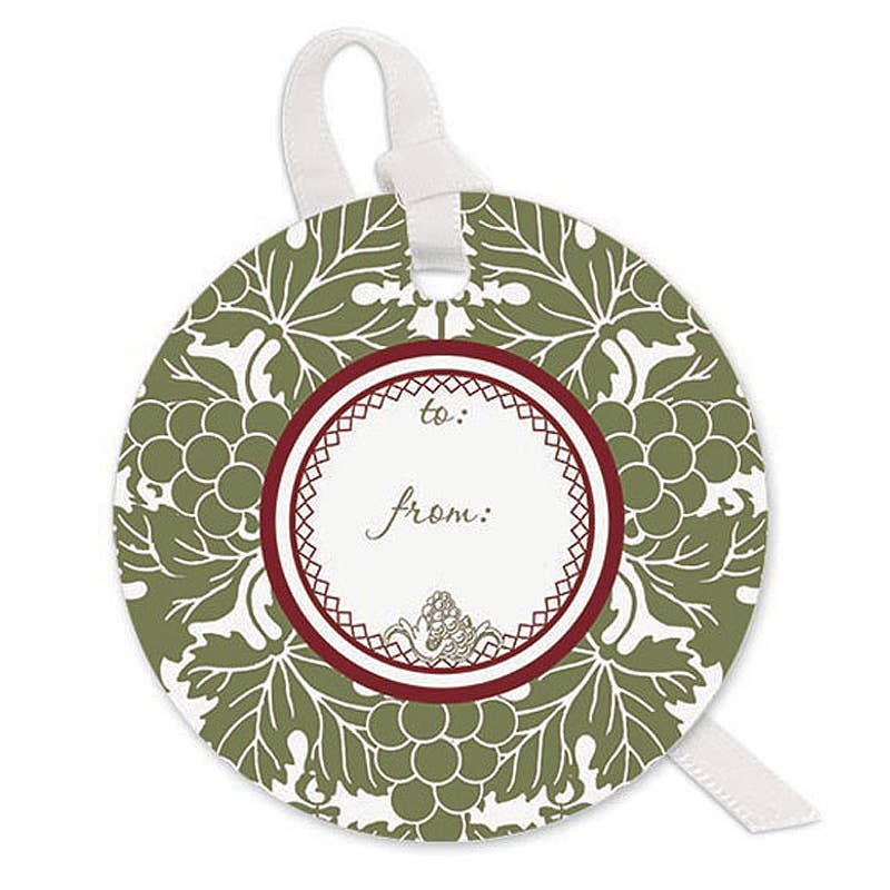 Green Grapevine Gift Tags  Set of 4 #43-622