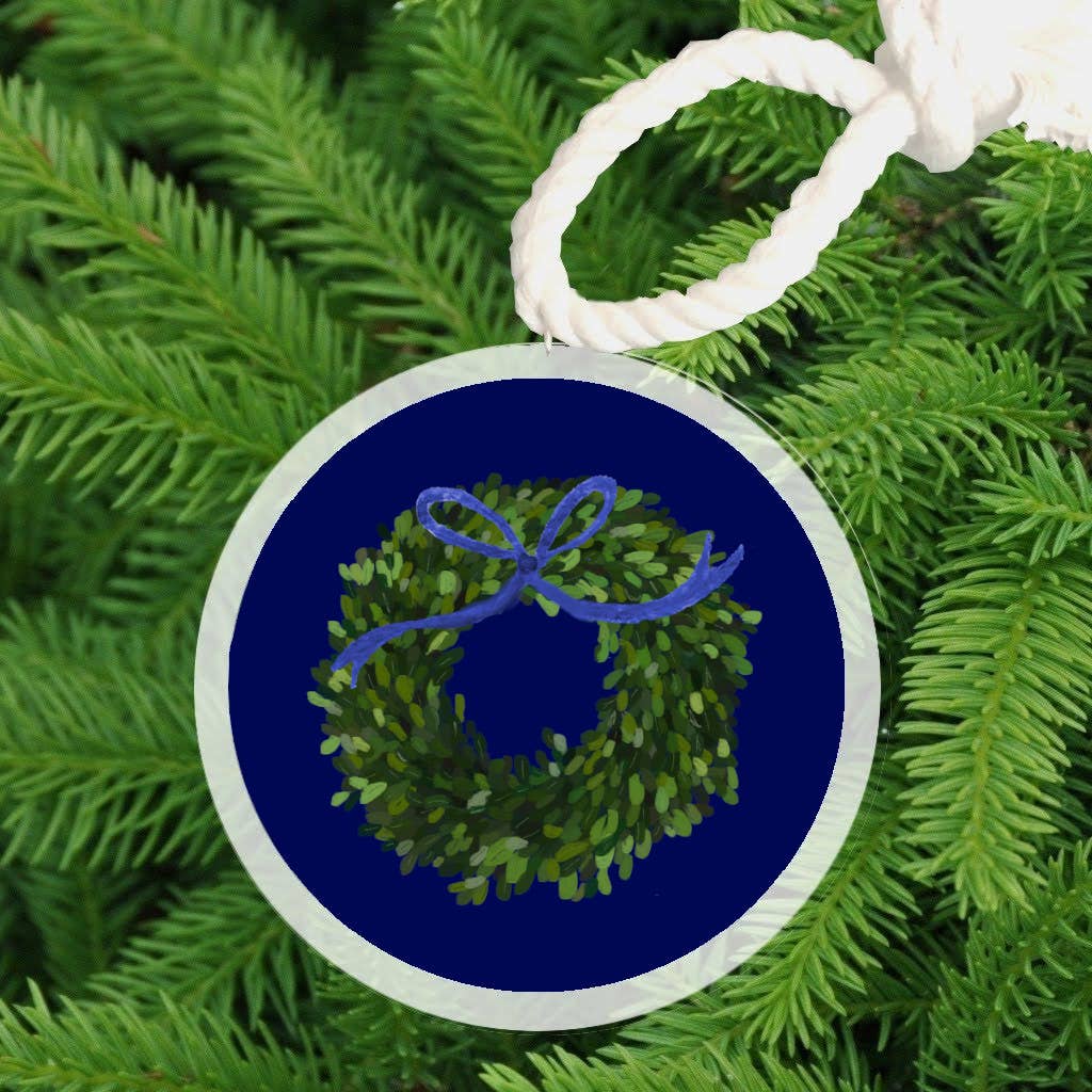 Christmas Ornament - Boxwood Wreath