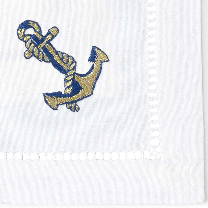 Anchor Cocktail Napkins | Set of 4 - *Sale*