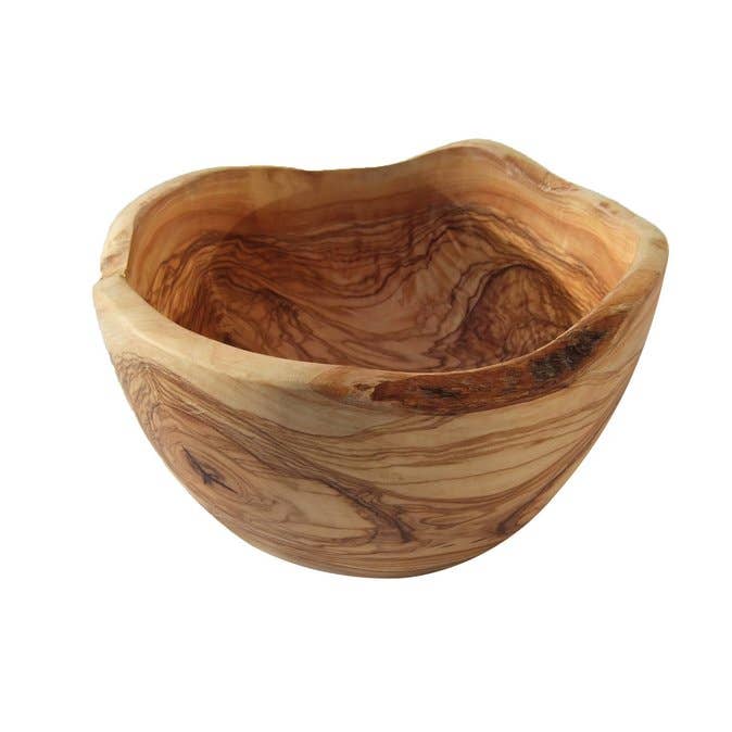 Olive Wood Natural Salad Bowl