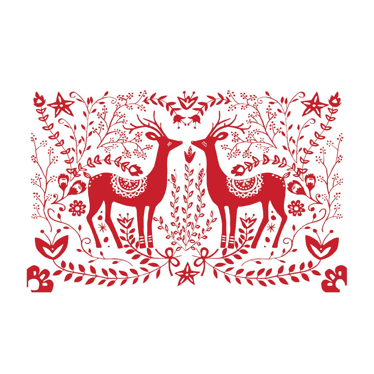 Reindeer Paper Placemat Pad