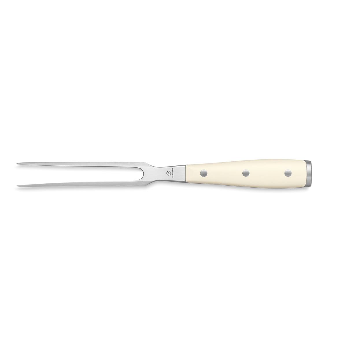 Wusthof Classic Ikon 6" Straight Meat Fork — Black