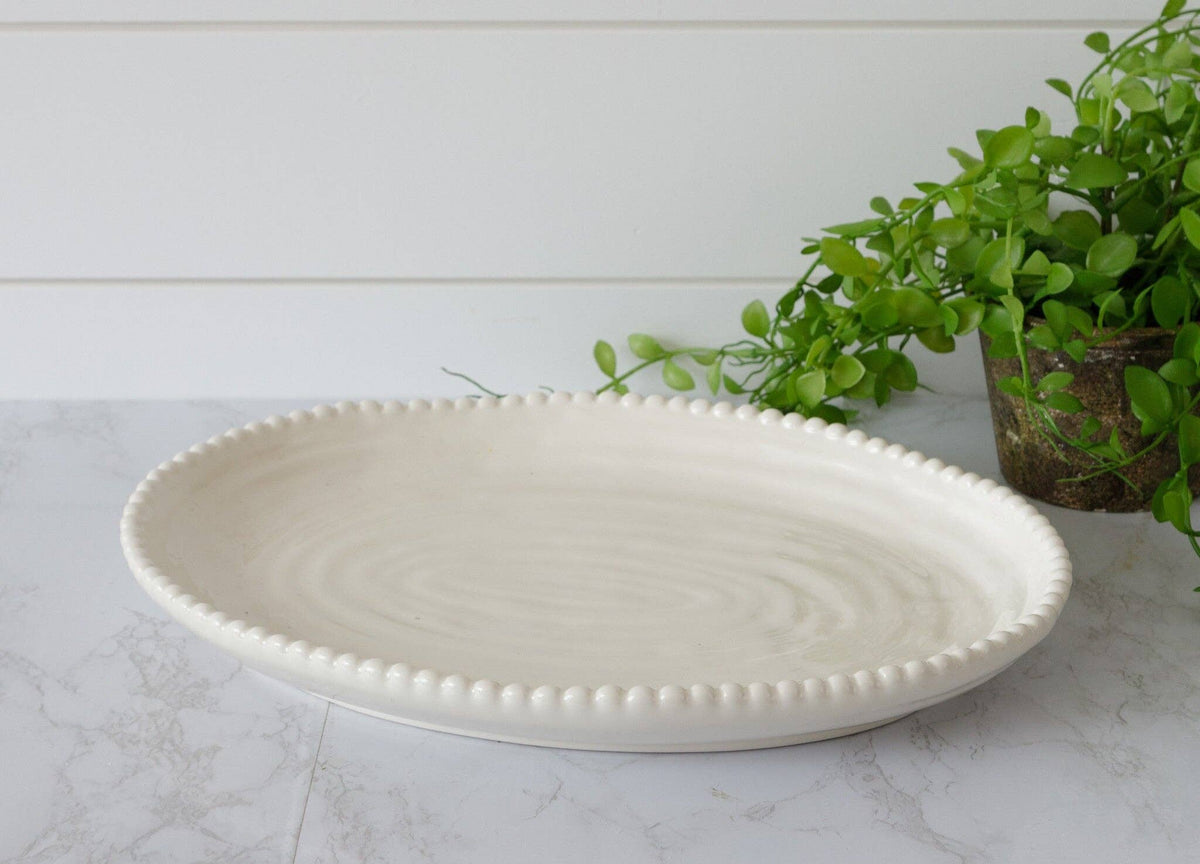 Beaded Edge Platter (Pk/02)