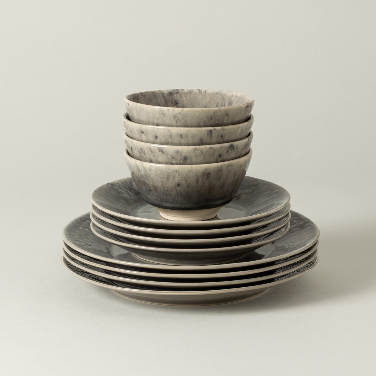 12-Piece Dinnerware Set with Bowl Madeira
