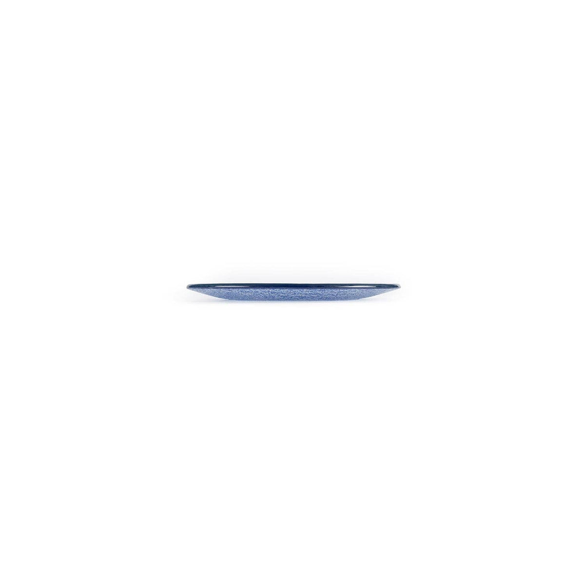 Glass Dinnerware dia.7.75" Round Blue Glass Plate (Set of 2)