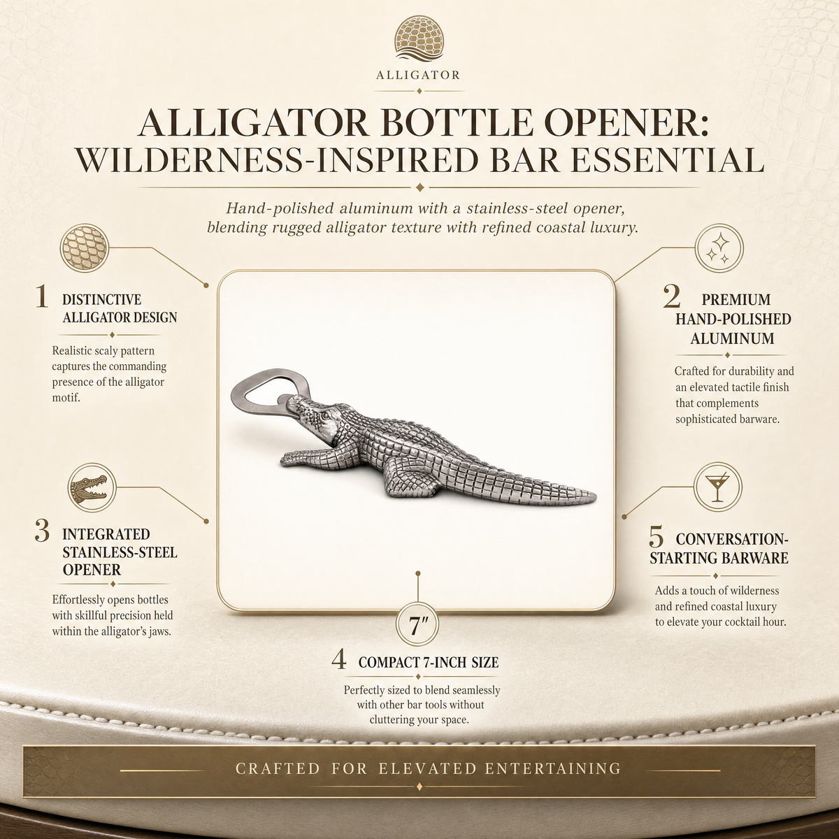 Alligator Bottle Opener