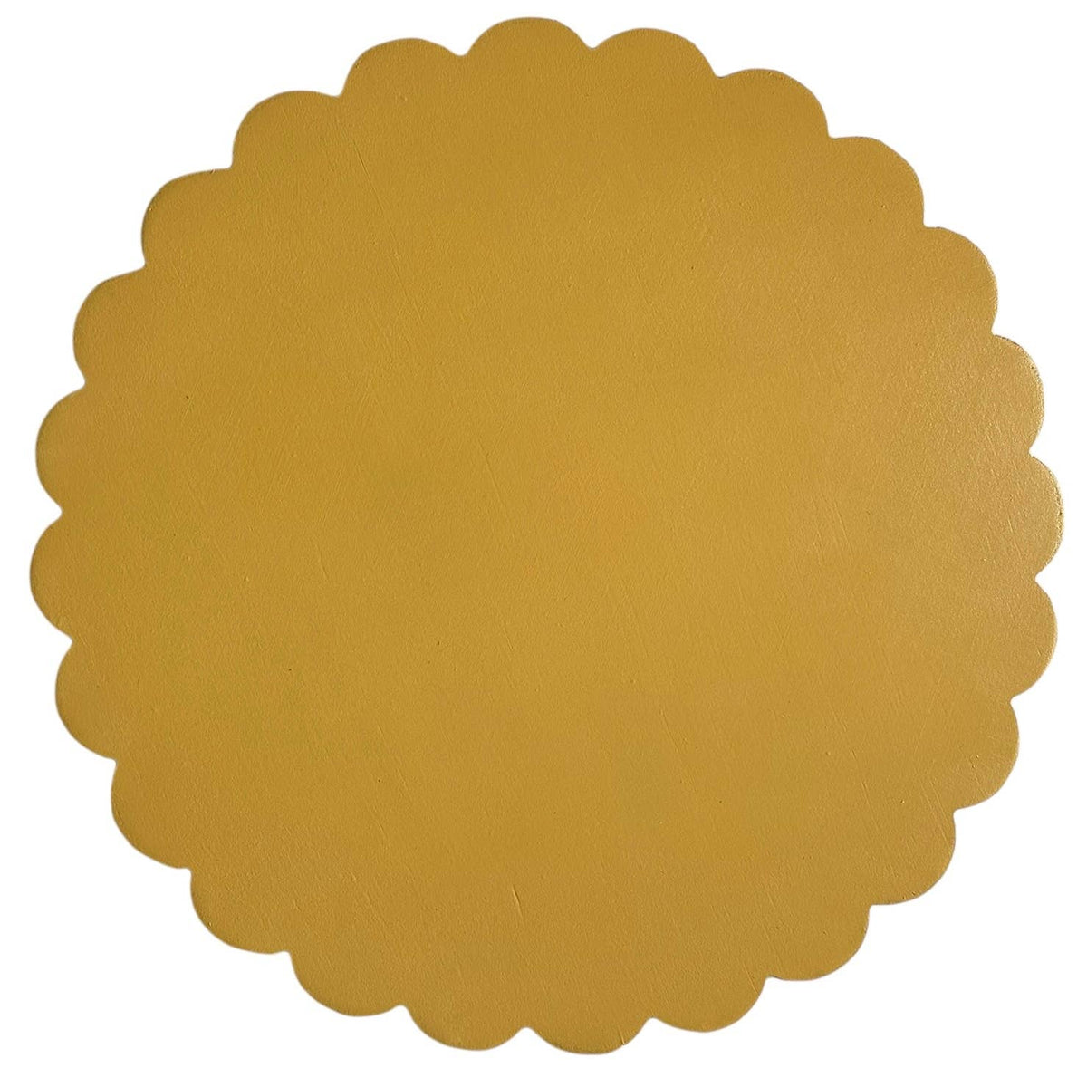 Everyday Scalloped Placemats, Wooden, Set of 4