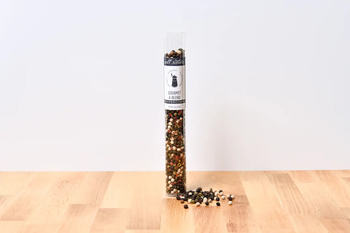 Grinder Refill Tube - Gourmet 4-Blend Peppercorns - 2 oz