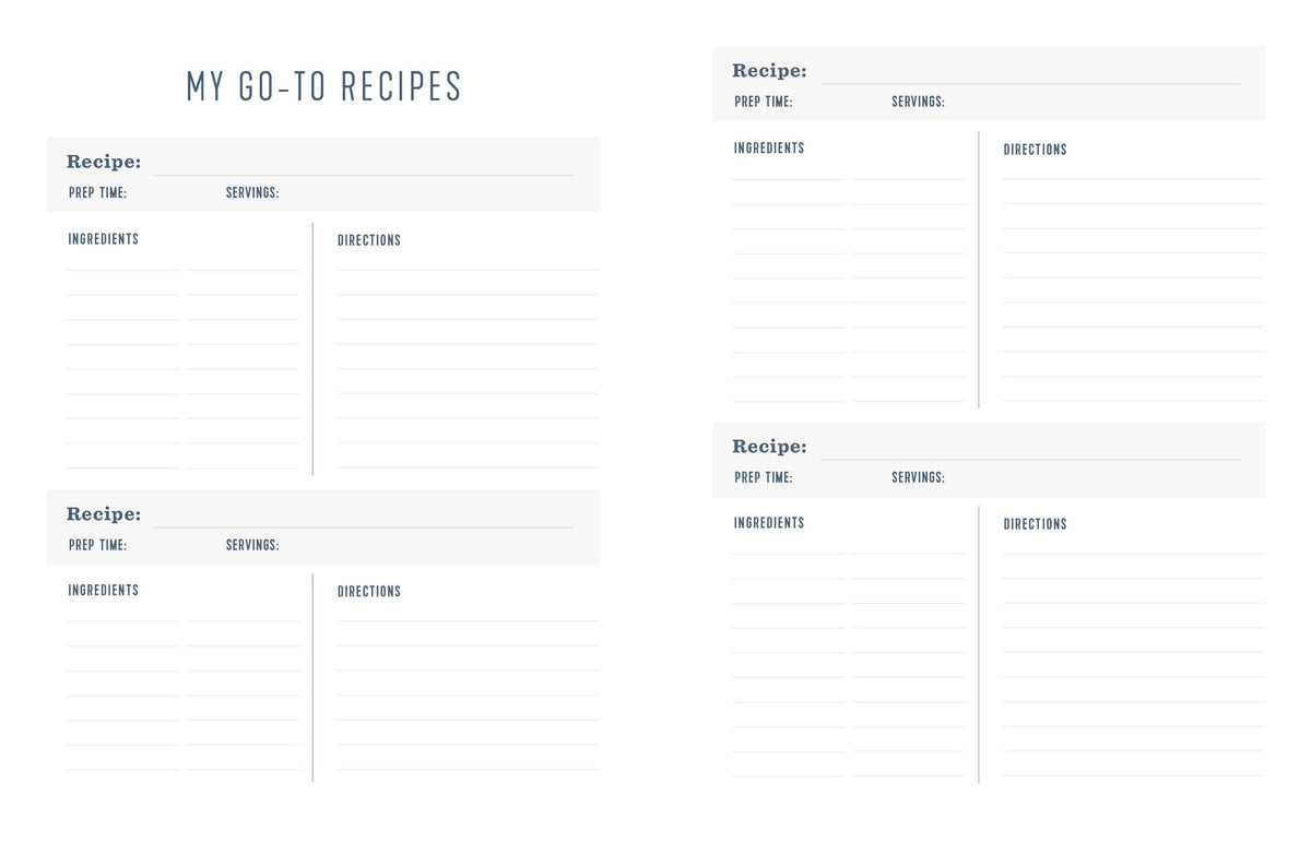 The Gift of Gathering Planner, Planner - Home