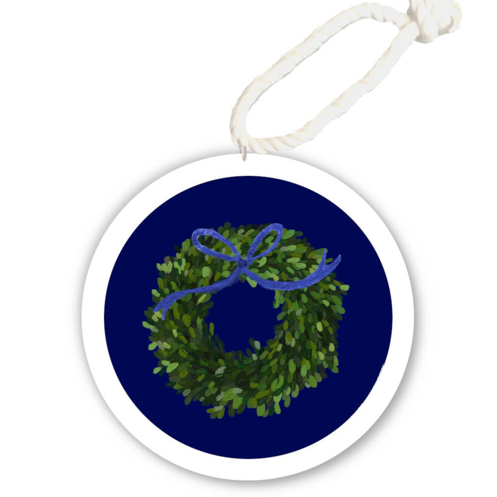 Christmas Ornament - Boxwood Wreath