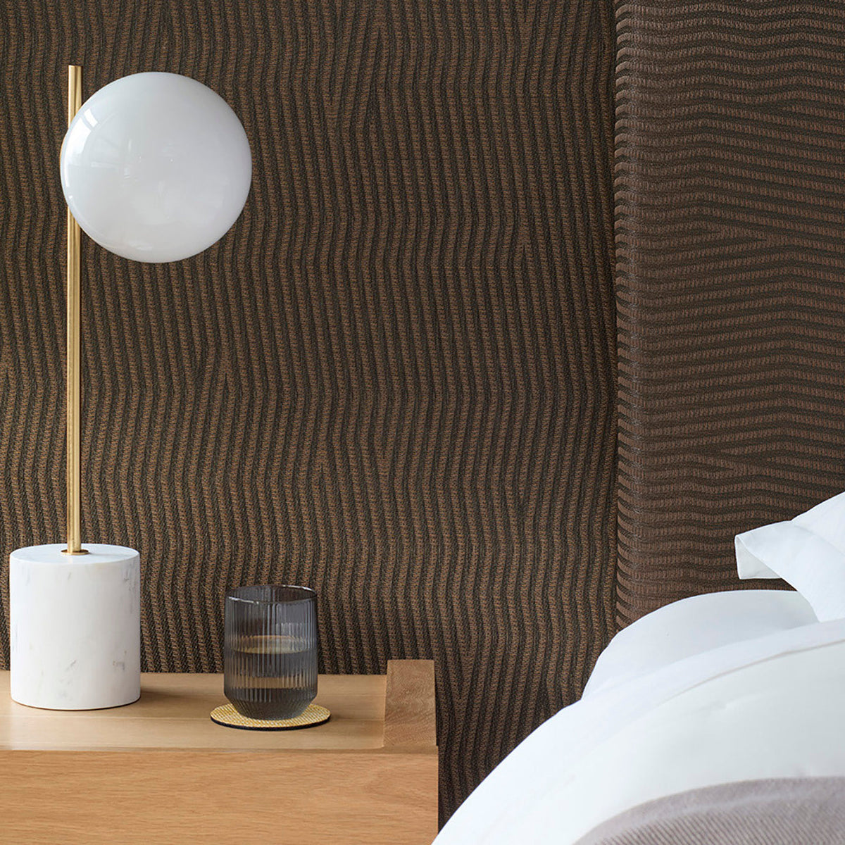 Dune Wall Textile Samples - Raisin
