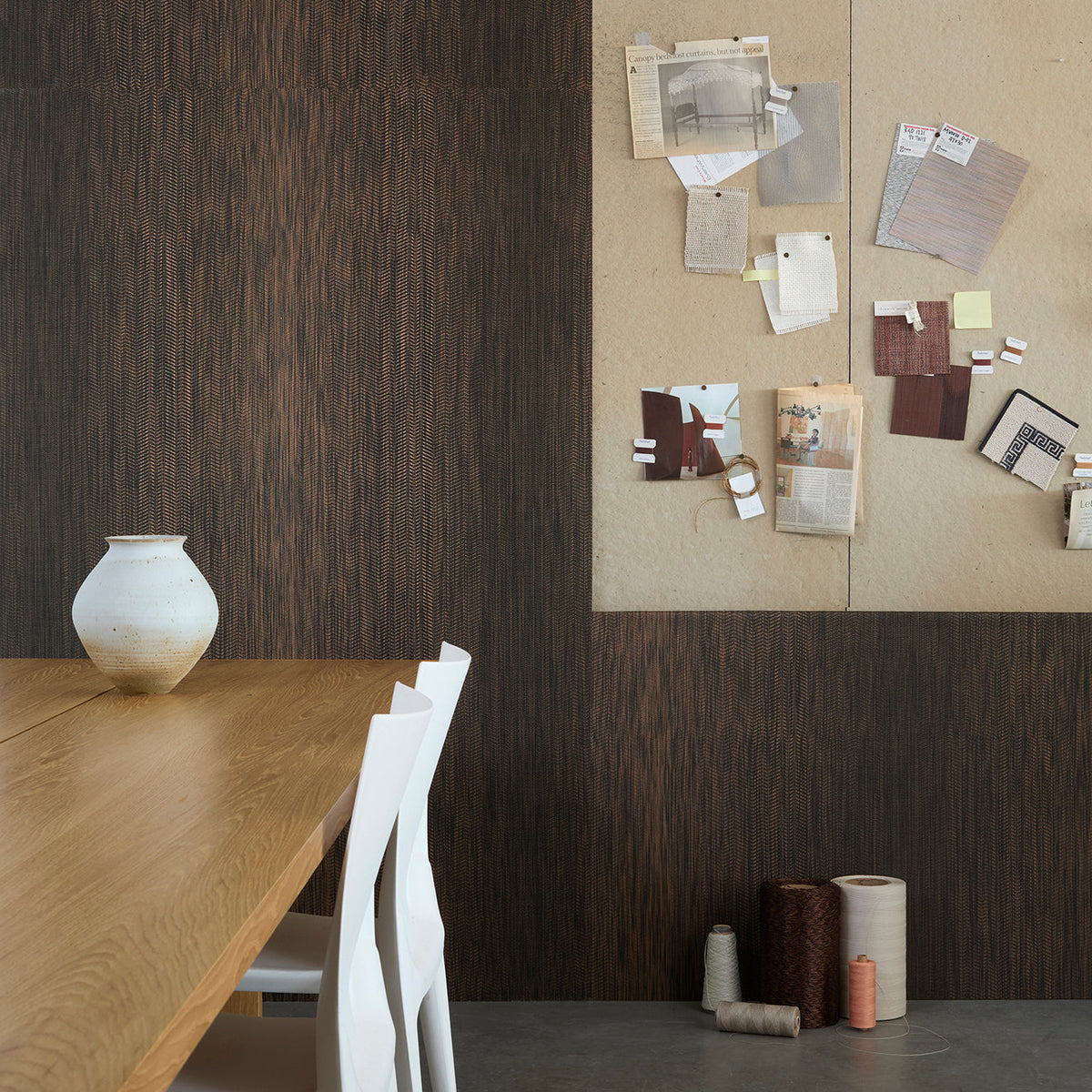 Wave Wall Textile Samples - Tiger Eye