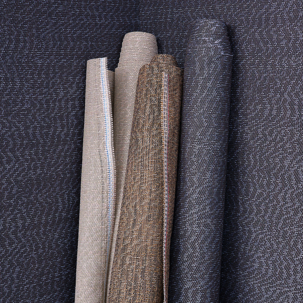 Moire Wall Textile Samples - Zephyr