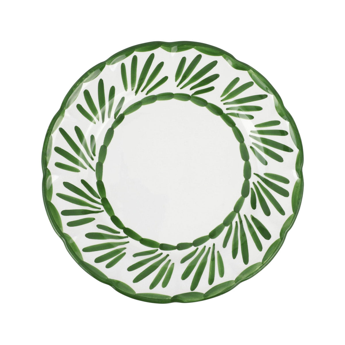 Arezzo Green Dinner Plate