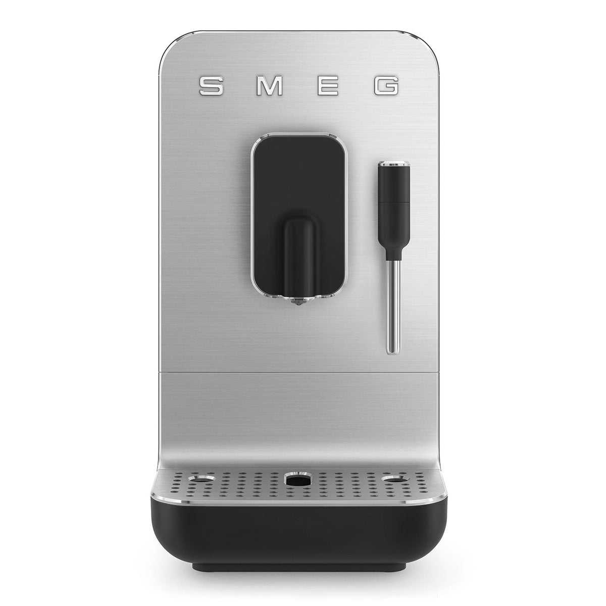 SMEG Fully Automatic Espresso Machine with Steam Wand (BCC12) – Matte Black