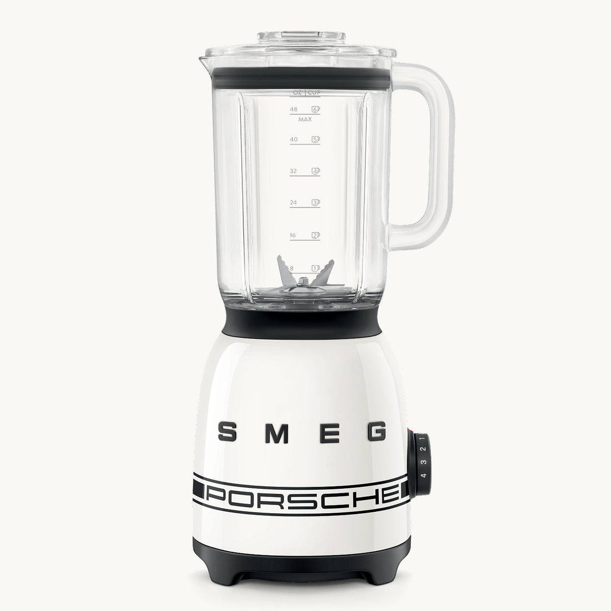 Porsche × SMEG Retro-Style Blender (BLF03) – Carrara White