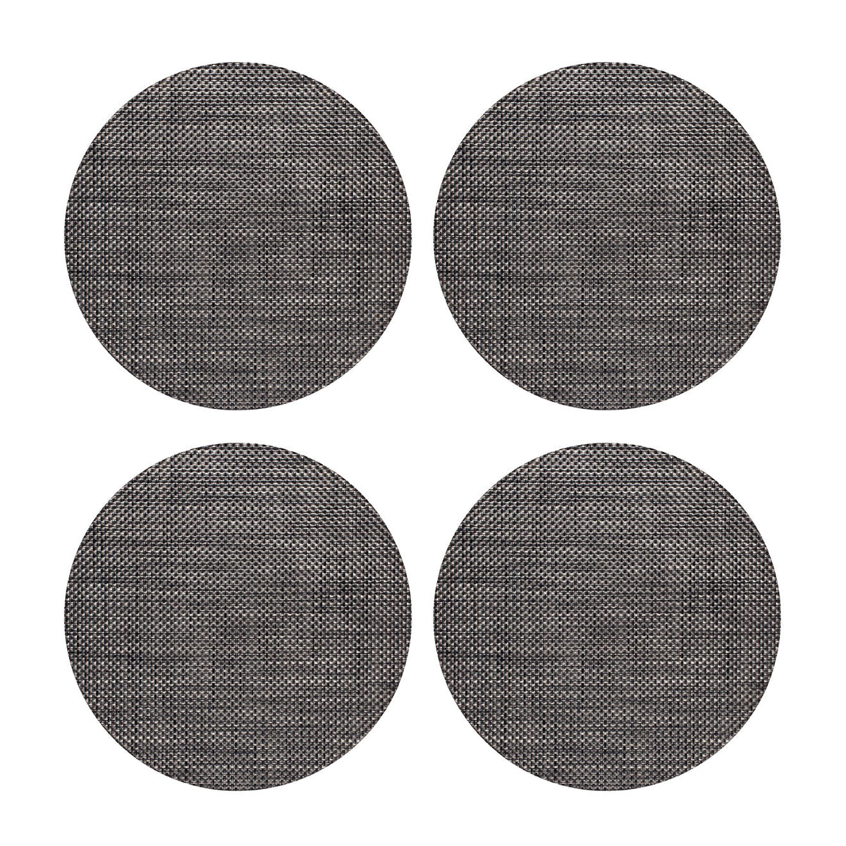 Basketweave Placemats - Carbon