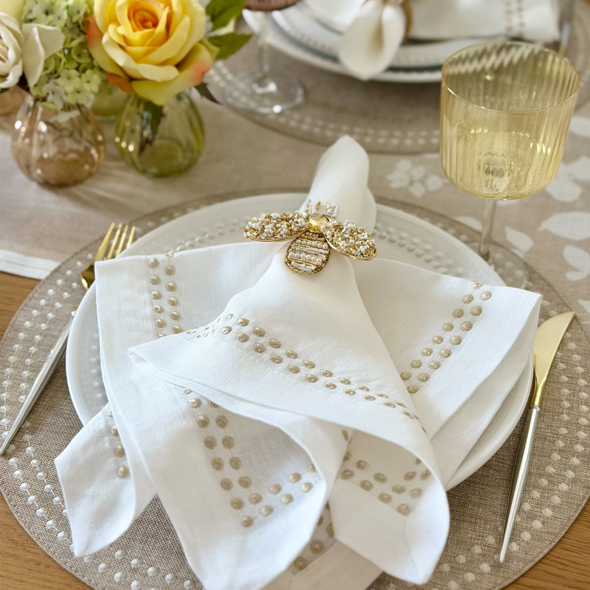 Bodrum Pearls Napkins — Bodrum collection image 2