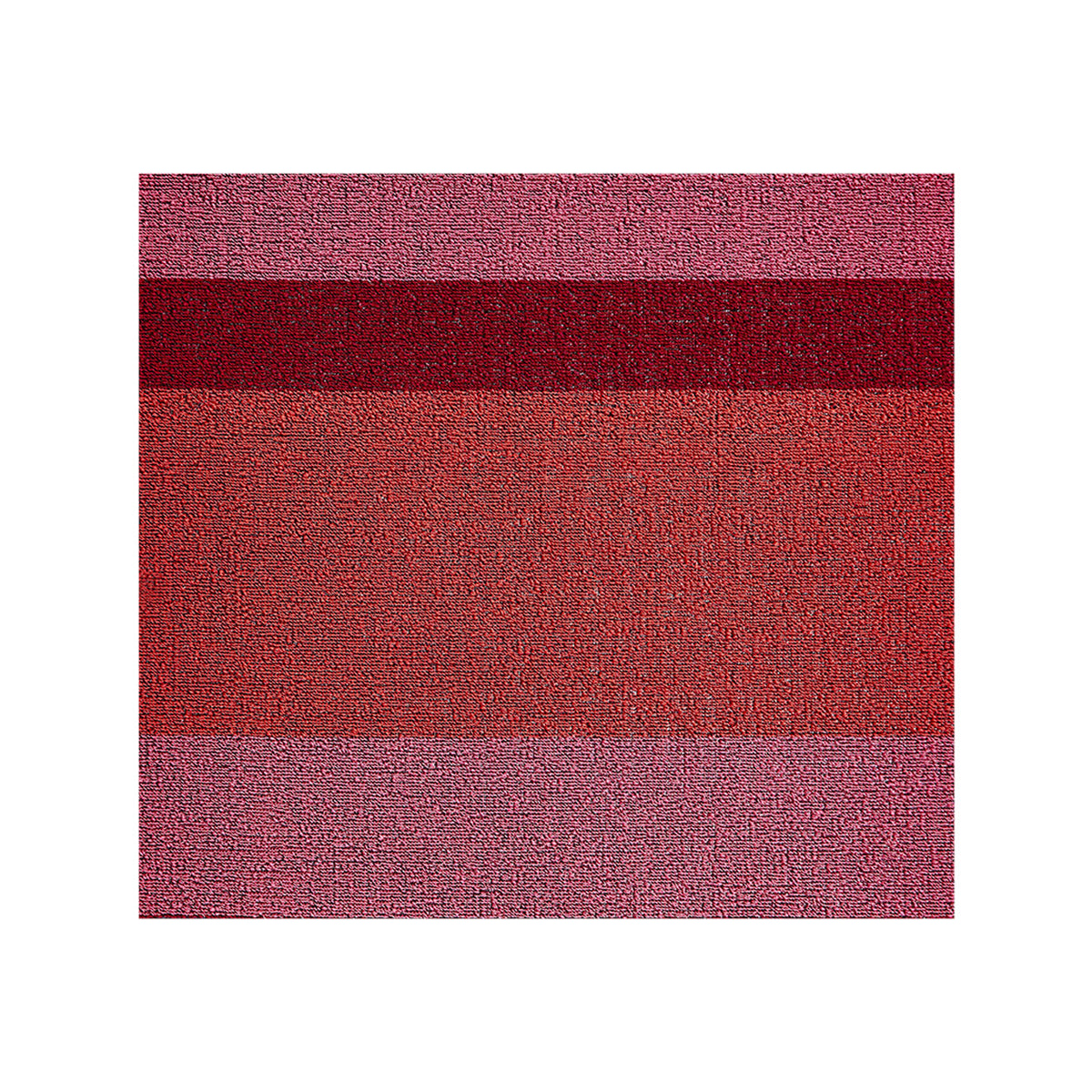 Bold Stripe Shag Mat Samples - Punch