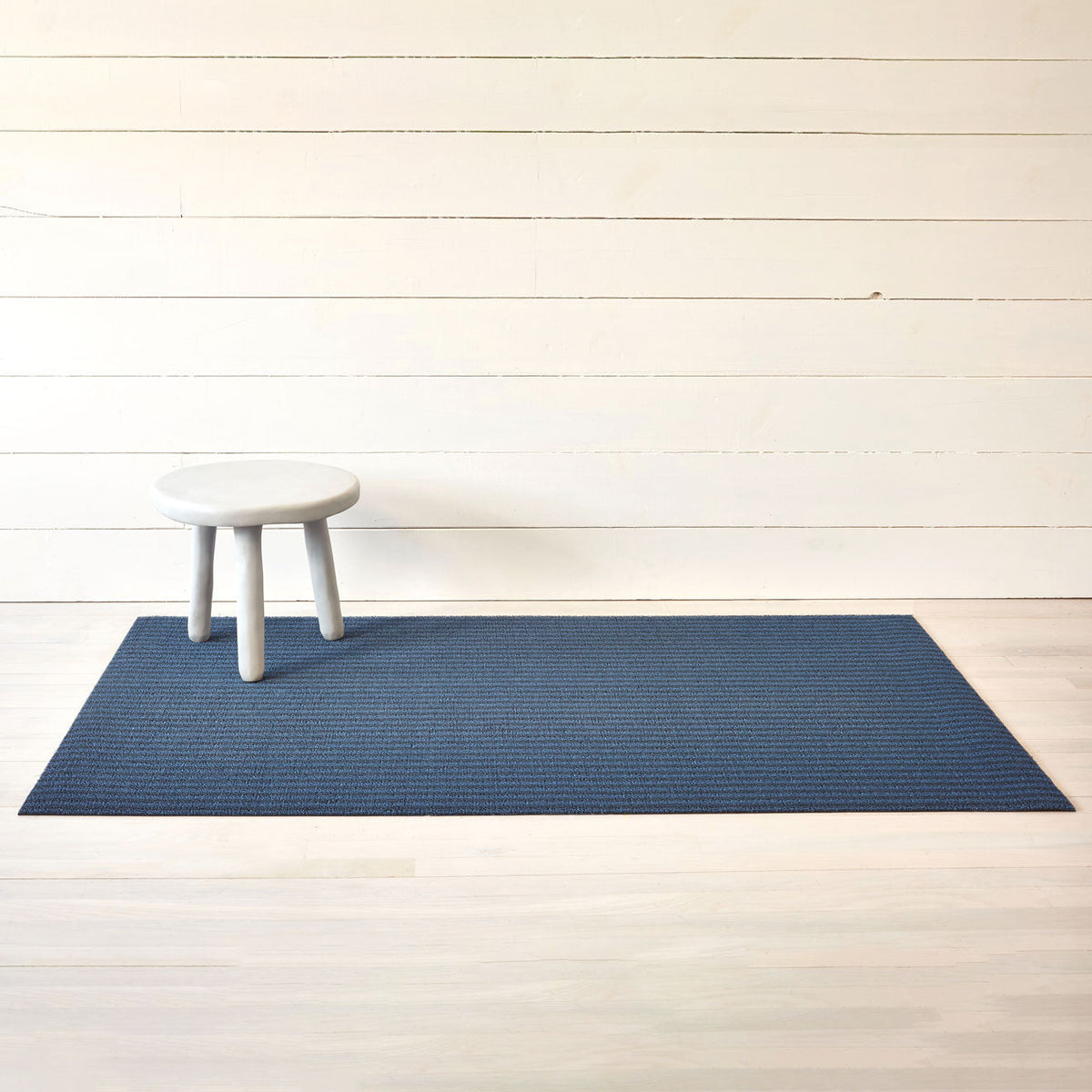 Breton Stripe Shag Mats - Blueberry