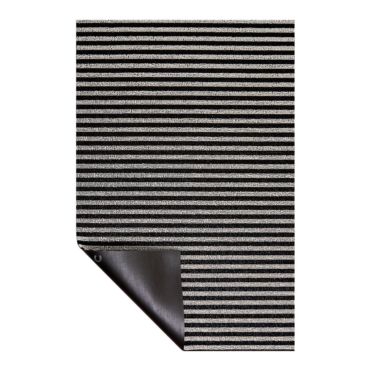 Breton Stripe Shag Mats - Tuxedo
