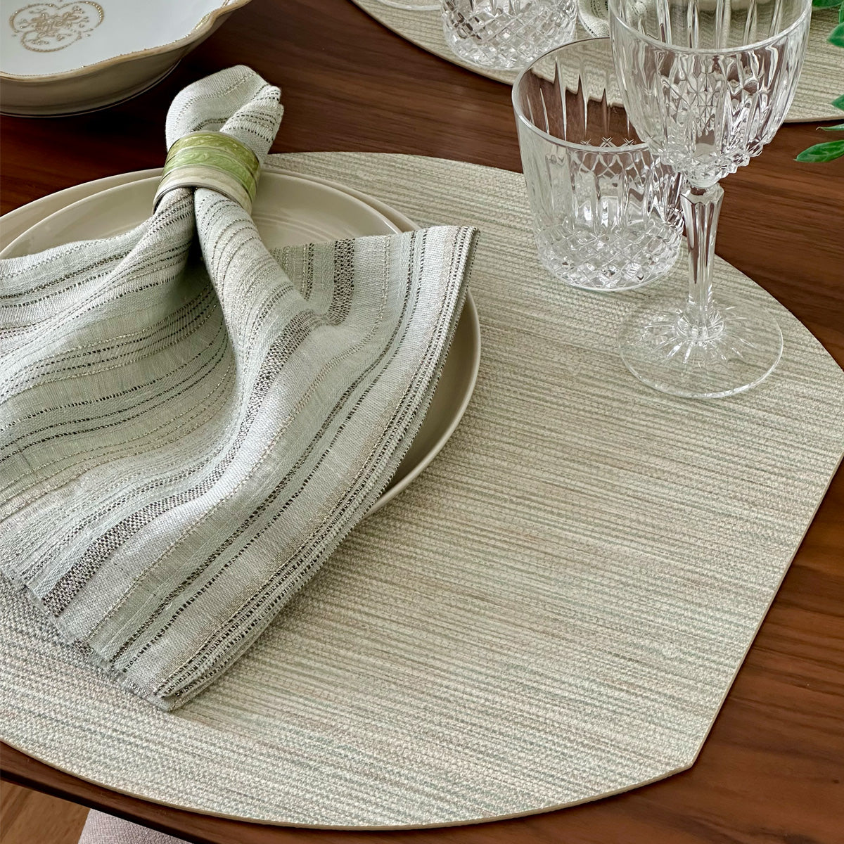 Bodrum Grasscloth Placemats — Bodrum collection image 2