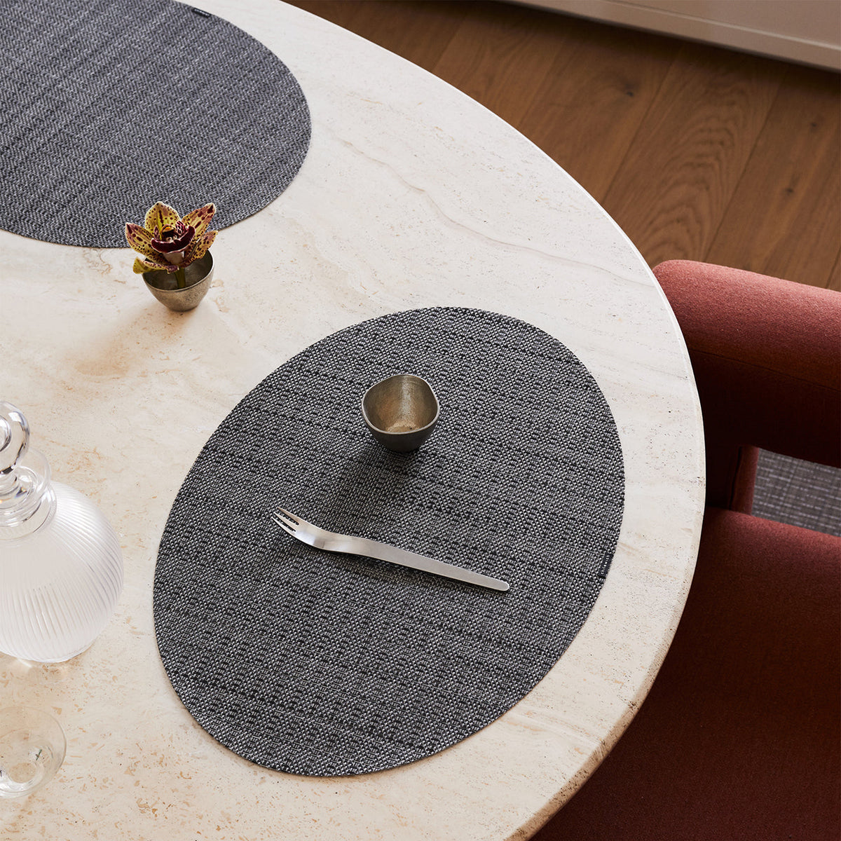 Thatch Placemats - Pewter