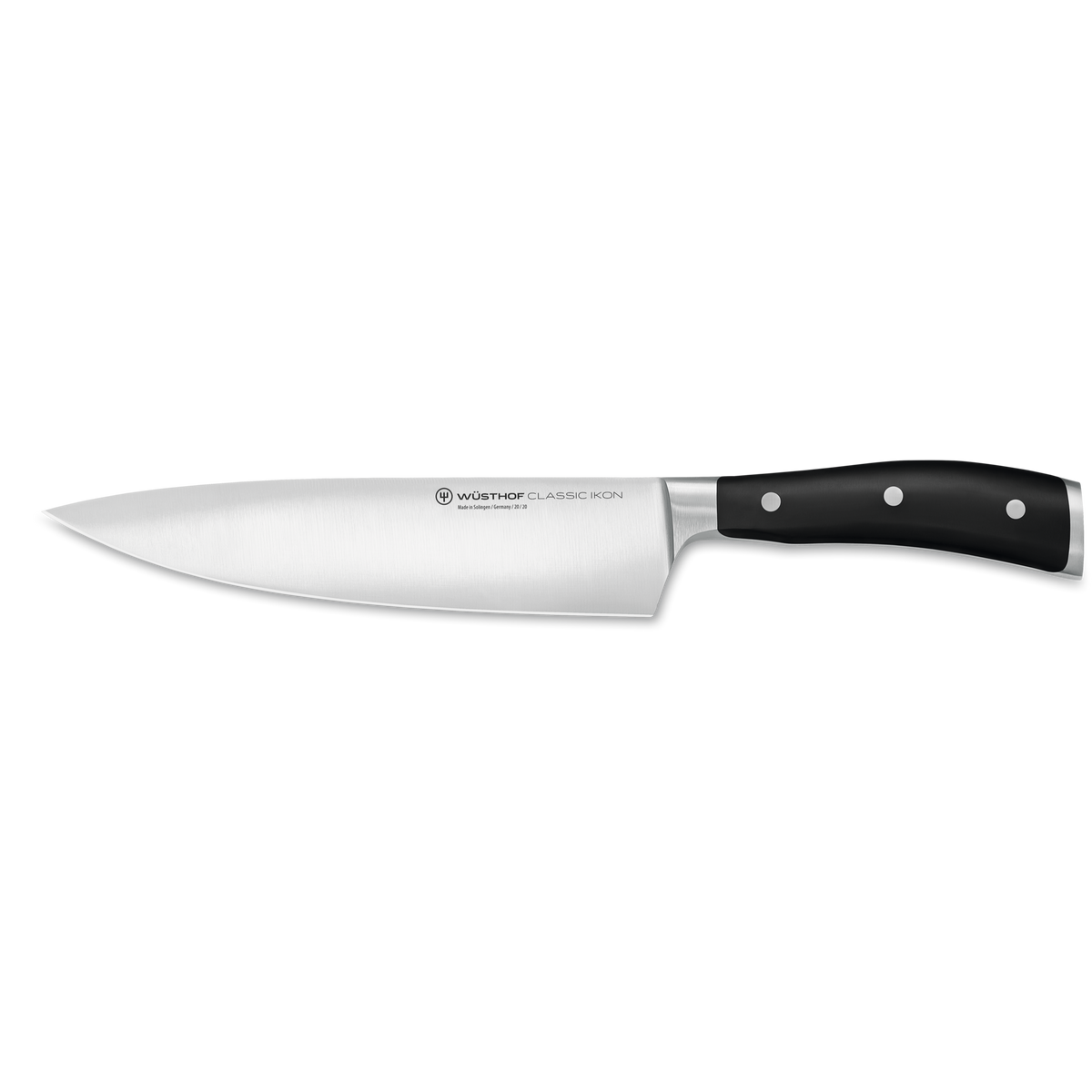 Wusthof Classic Ikon 6-Piece Starter Knife Block Set — Black