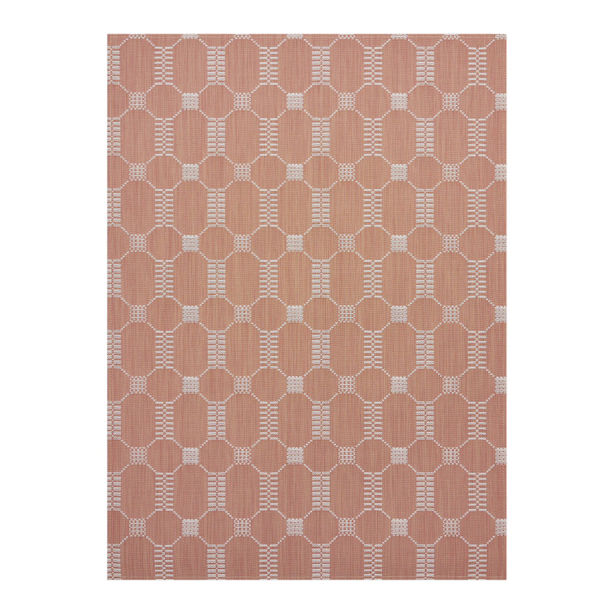 Coverlet Rugs - Burnt Coral